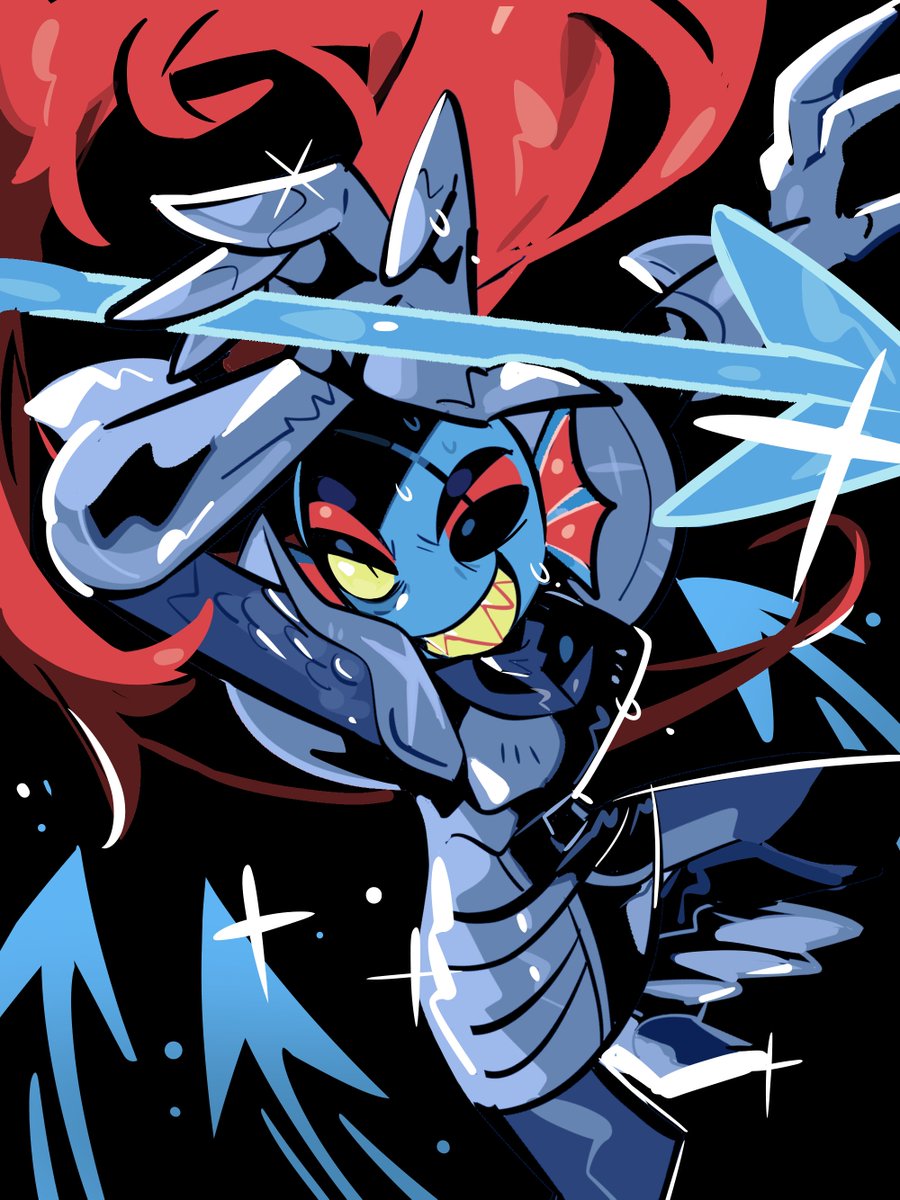 hikarunrun0214's tweet photo. undyne https://t.co/jGMp0fTeEo