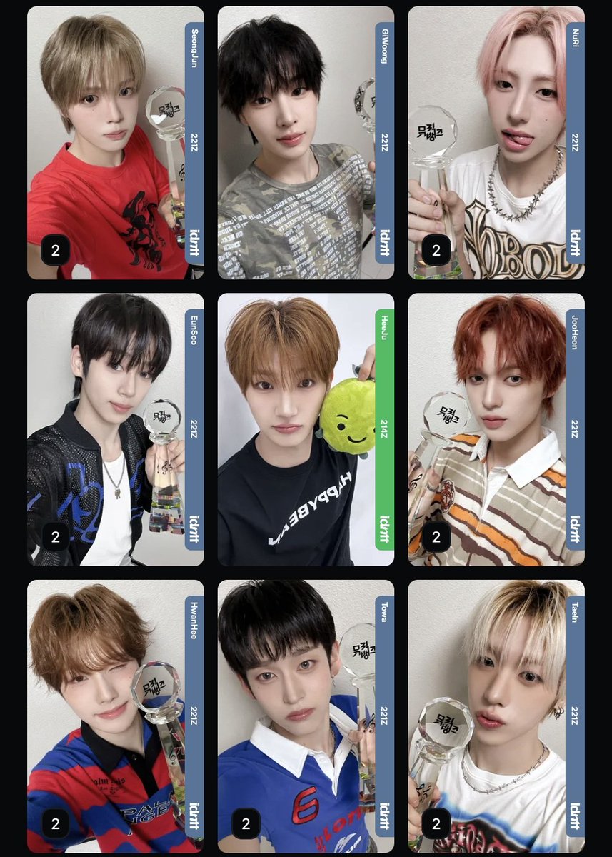Binbin0909dda's tweet photo. 아이덴티티 idntt 이벤트 오브젝트 eto 양도 합니다 SELL ⭕️

가격 제시해주세요

도훈 희주 태인 재영 주호 지운 환희 청명 토와 규혁 누리 성준 예준 경빈 은수 기웅 주헌 경호 은찬 은성 objekt https://t.co/XnEQ2jNpjq
