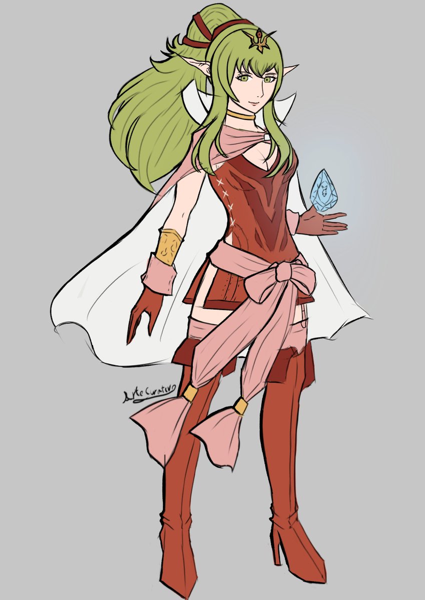 cureslime_v2's tweet photo. I sketched Tiki Fire Emblem for you (and me). https://t.co/jWE8Z3Mdgi