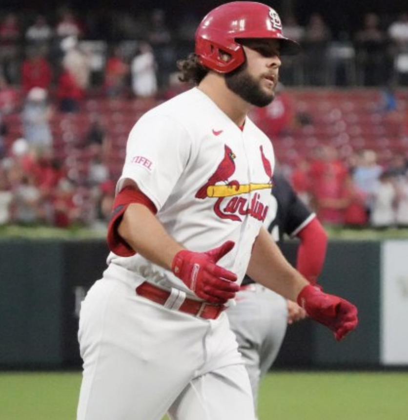 Called3St's tweet photo. Alec Burleson celebrated staying with the Cardinals by delivering the first three-homer game of his career.

Hours after the trade deadline passed, Burleson launched three two-run homers and powered St. Louis to a 13-7 victory over the Yankees. He became the first National League player to record a three-homer game at Yankee Stadium since Interleague Play began in 1997.

Burleson’s historic performance offered an immediate reminder of why St. Louis chose to keep him.

#STLCards #AlecBurleson #Cardinals #MLB #Baseball