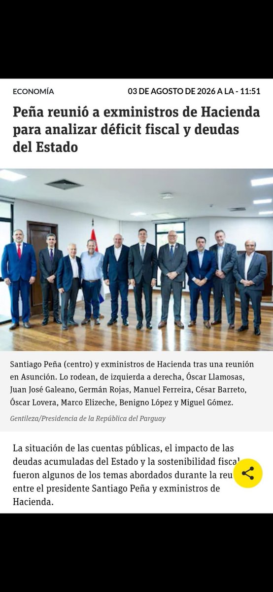 _hestigarribia's tweet photo. IVAÍ LA PORTE EN LA ECONOMÍA,EN GOBIERNO DE ECONOMISTA,POR ESO PEÑA RECURRE A REUNIONES CON EX MINISTROS DE HACIENDA DE GOBIERNOS ANTERIORES,pues, parece,que la frase"economía de guerra" de ex-Ministro del MEF es real,pese a anuncios de gigante,grado de inversion,etc. PREOCUPANTE https://t.co/WgkvNzI8J3