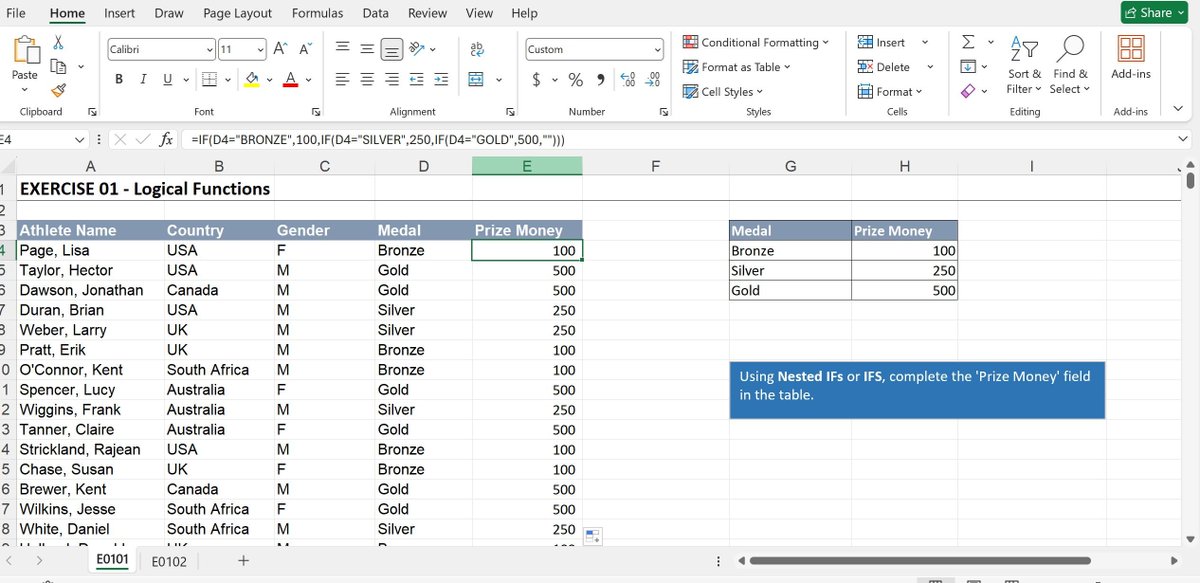 kreativesage's tweet photo. Day 3 π
Logic Functions humbled me today. π
IF, Nested IFs, SUMIF(S), COUNTIF(S), AND & OR seemed confusing initially, but practice made the difference.
Learning one formula at a time.
#BoyCode #DataAnalysis #Excel https://t.co/rntOICpjNF