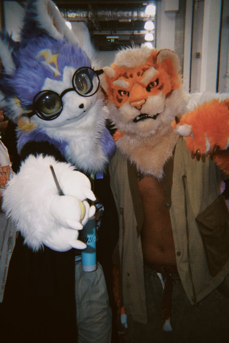 TigerHRMS's tweet photo. 极兽聚快乐合影3！！#furry #fursuit https://t.co/6fDusy1h6y