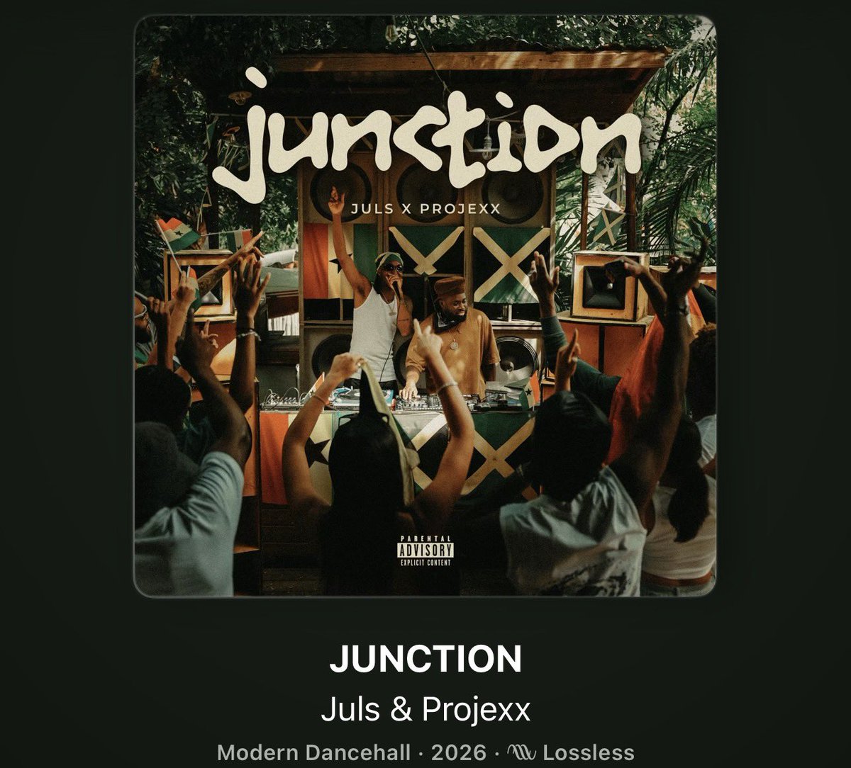 AlbumTalksHQ's tweet photo. JULS X PROJEXX JOINT ALBUM 🇬🇭🇯🇲
"JUNCTION"
9 TRACKS

FEAT ⤵️

BOJ
PA SALIEU
TAY IWAR
WINNY
VALIANT
HAILE
JAHMIEL

🚨OUT AUGUST 14🚨 https://t.co/N5TEWDYKTa