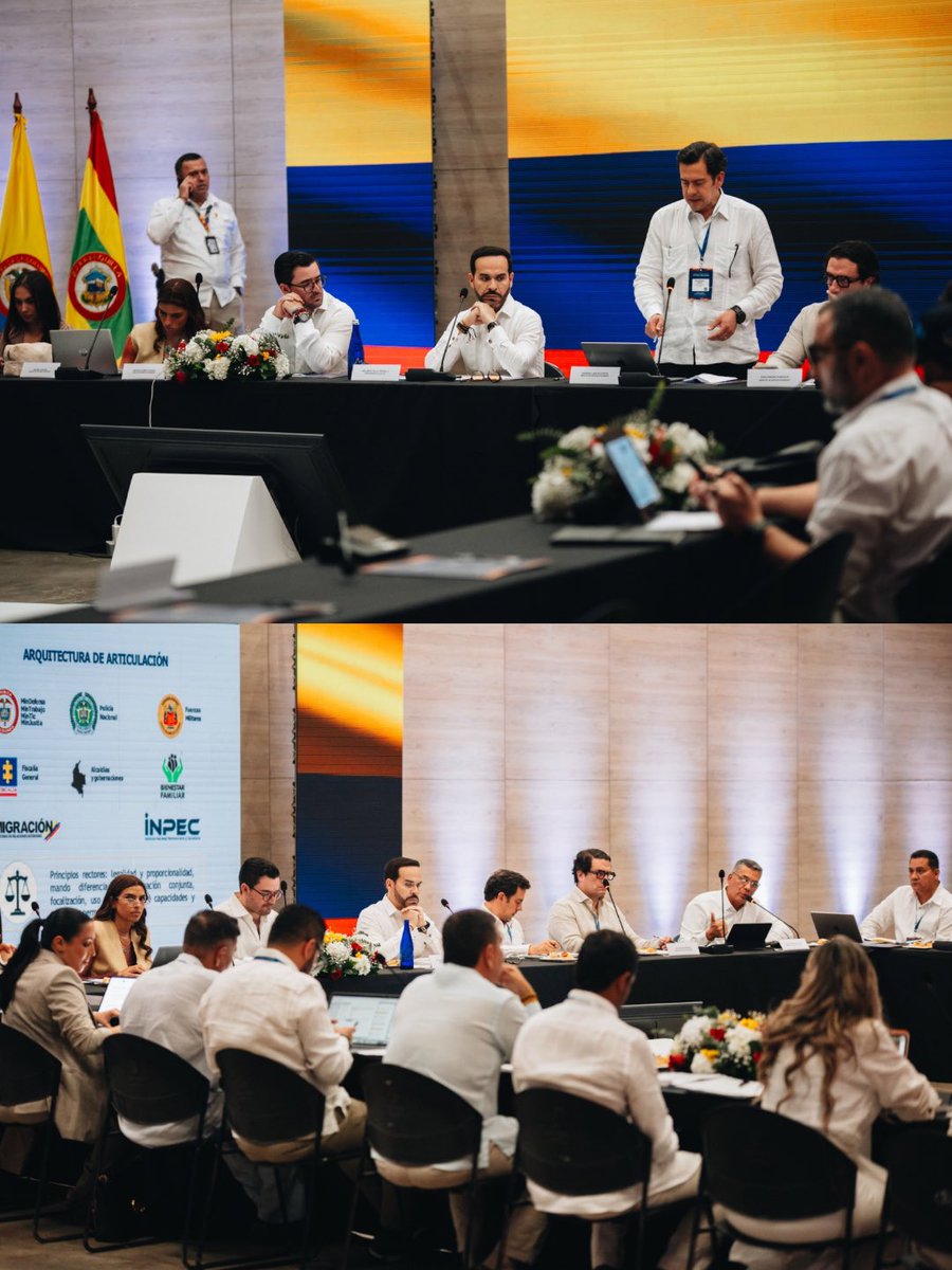 ABDELAESPRIELLA's tweet photo. La seguridad será el pilar sobre el que construiremos la Patria Milagro.

En estos momentos me encuentro reunido en Barranquilla con alcaldes y secretarios de Seguridad de las principales ciudades del país, coordinando las acciones que emprenderemos para enfrentar con decisión la criminalidad y garantizar la protección de todos los colombianos.

Vamos a recuperar el orden, fortalecer la autoridad y devolver la tranquilidad a cada rincón de Colombia.

¡Firme por la Patria! 
(A.D.L.E.) 🇨🇴🐅
