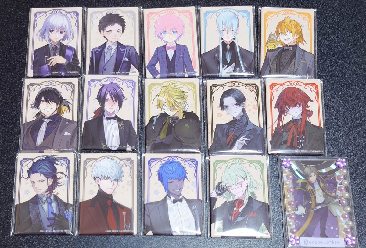cocoa_other's tweet photo. 【交換/譲渡】刀剣乱舞 ストア 祝装 スクエア缶バッジ

譲→骨喰 厚 秋田 亀甲 小竜 江雪 和泉守 明石 山姥切 浦島 長曽祢 髭切 膝丸 大倶利伽羅 不動 獅子王 小烏丸 抜丸 大千鳥 村雲 姫鶴 福島 笹貫 八丁 石田 京極 孫六 火車切

求→太鼓鐘 加州 > 長谷部 燭台切 大包平 面影

↓ https://t.co/iZMvJIAdcb