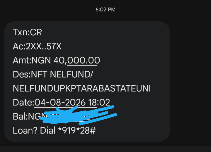 CoachGideon0's tweet photo. Finally....🙏🙏🤘😌
I just received mine 
Taraba State University Jalingo (TSU)
Batch 27!!

Big out to @NELFUND  @iambabtee 
@officialABAT 
GOD BLESS NIGERIA 🇳🇬

@daveart400 
@NELFUNDHub2 
@Nelfund_Guide 
@NelfundNigeria https://t.co/5bUNV79QZo