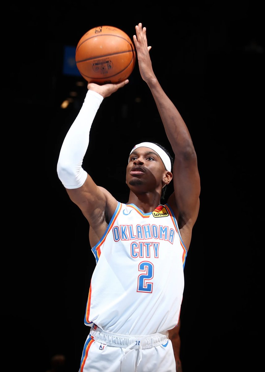 KalshiHoops's tweet photo. NBA Most Points Without Free Throws (Last 3 Seasons):  

5,147 — SGA
4,837 — Jokic
4,797 — Edwards
4,686 — Brunson
4,632 — Durant
4,631 — Luka
4,211 — Maxey
4,171 — Mitchell
4,163 — Brown
4,069 — Booker

SGA has a 17% chance on Kalshi to three-peat as MVP. https://t.co/DnoyI5Zms6