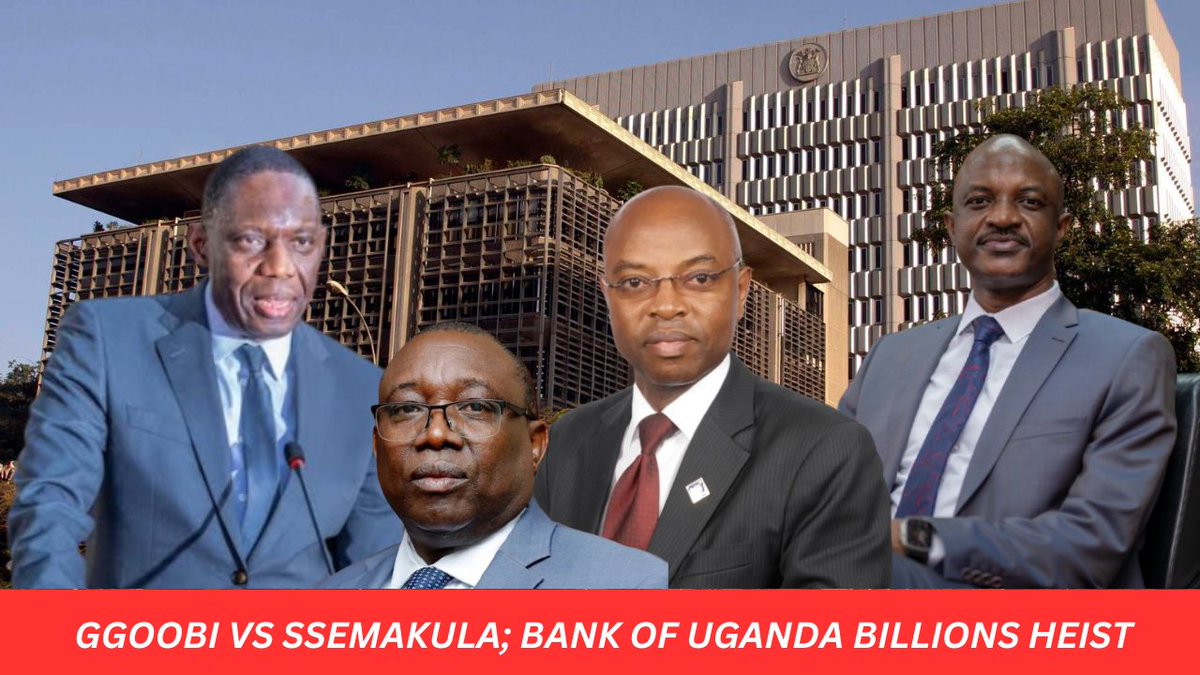 investigator_ug's tweet photo. BREAKING Exclusive: 
President Museveni has exonerated all the nine Ministry of Finance Officials hitherto held as suspects in the BOU UGX6oBn Heist. The President has directed the CID and DPP to properly re-investigate the matter and bring to book, the real culprits, not scapegoats. 

President Museveni has also reinstated the Principal Accountant General, Lawrence Ssemakula, handing him a 3yrs contract. Details to come in later.  Should I sign off with a ‘We told you’ signature 💁🏾