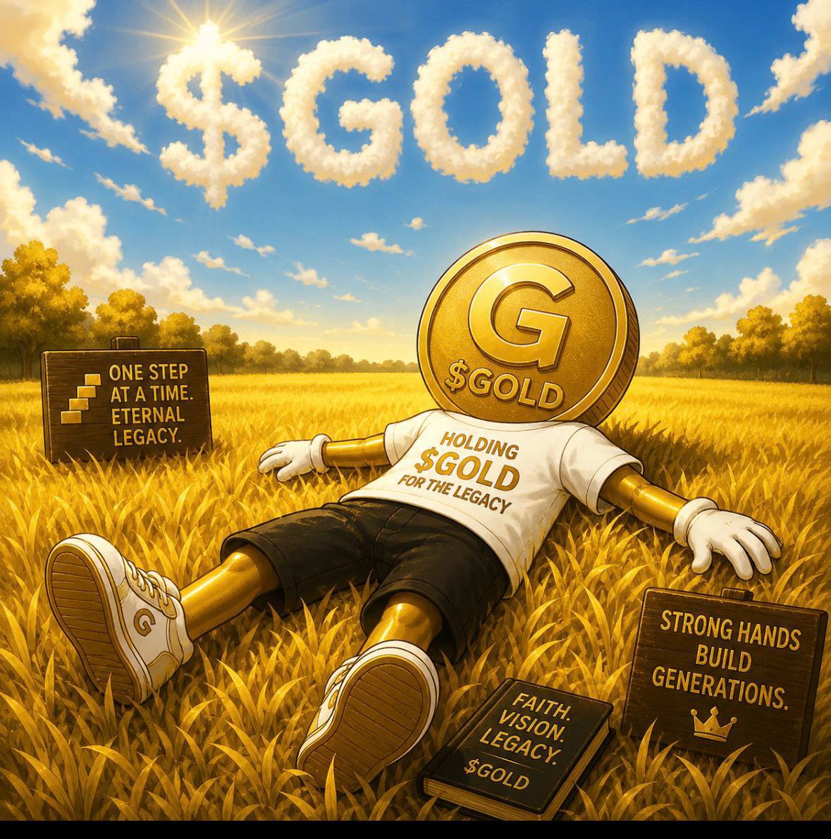 Helenklaud's tweet photo. @0xMrPinky It starts with $GOLD https://t.co/4wZkyaqis4
