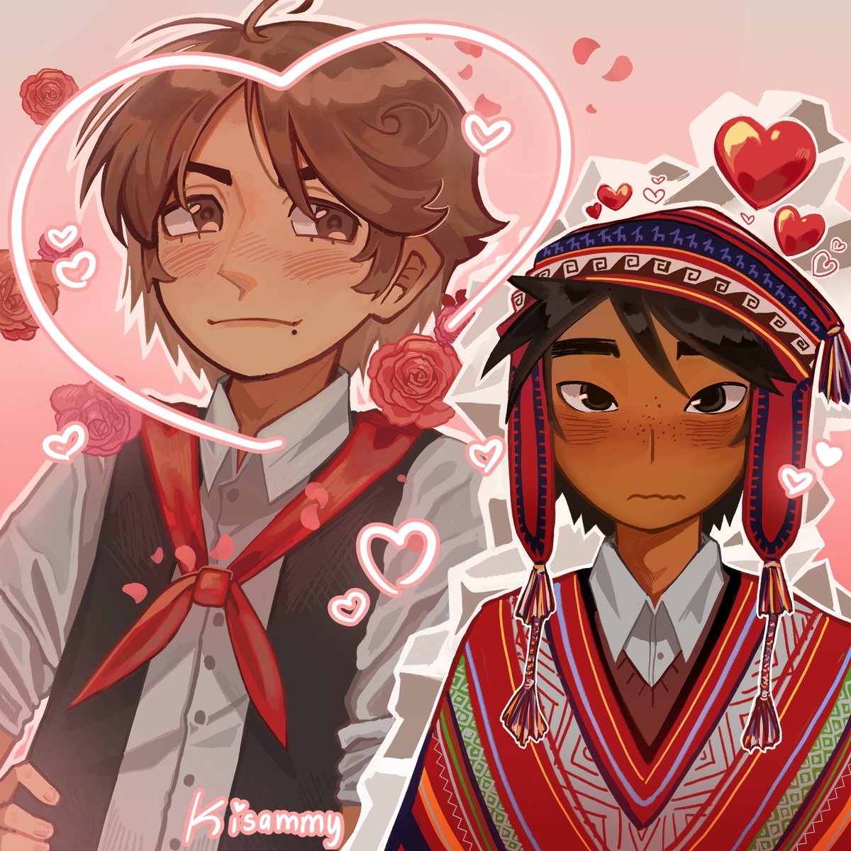 Sillysammy__'s tweet photo. Es imposible describir lo mucho que amo este ship 🇦🇷🇵🇪
#countryhumans #argper #countryhumansargentina #countryhumansperu https://t.co/jAYHqS4MIe