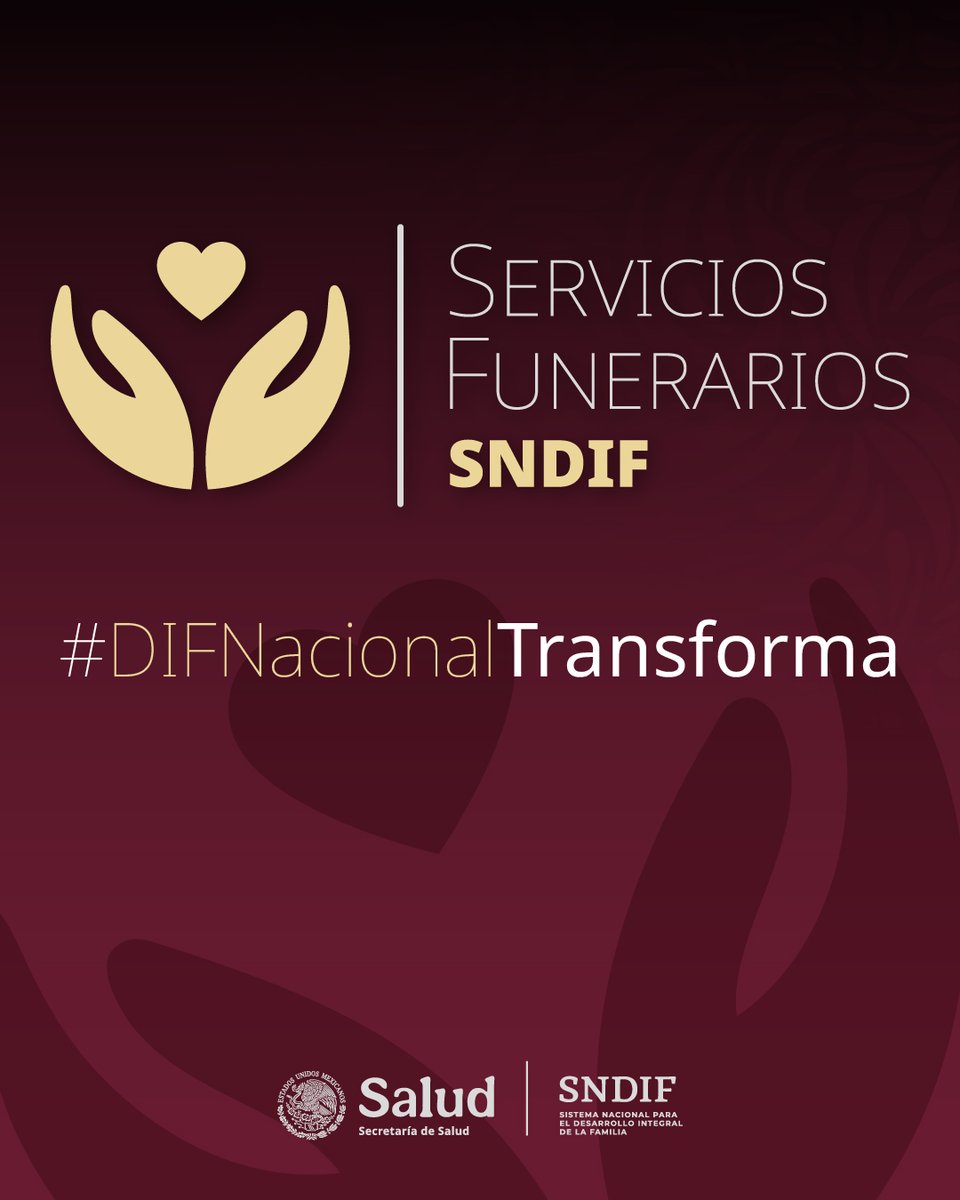 DIF_NMX's tweet photo. Porque sabemos que hacer frente a la partida de un ser querido es algo difícil, el DIF Nacional apoya con servicios funerarios a quien más lo necesita.

➕Dudas y más información:
📞55 5535 1688 o 55 5585 9997 
✉️ gruposerenite01@gmail.com https://t.co/oEgh1VagLI