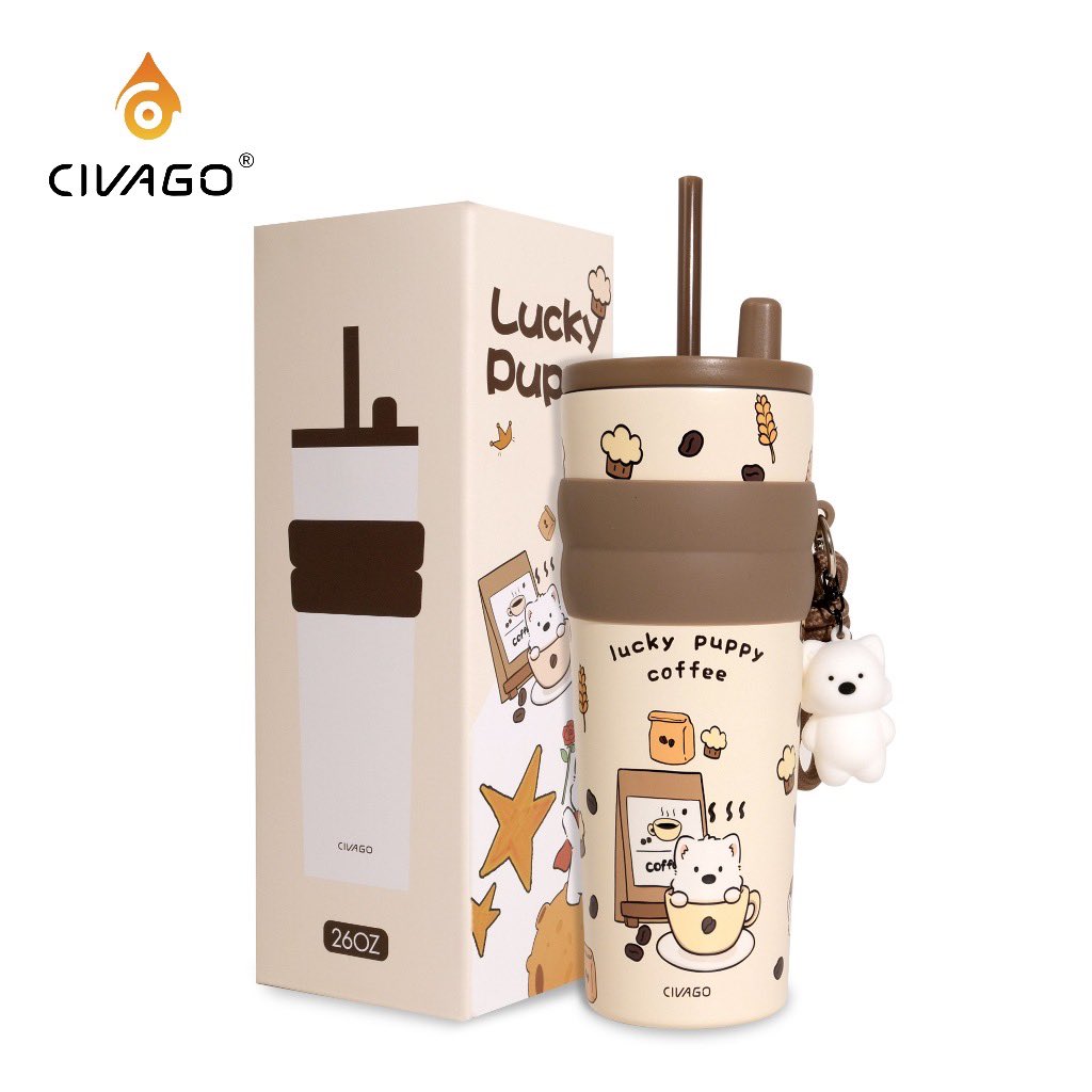 deaw_squall's tweet photo. ￼CIVAGOxLucky Puppy (26oz/780ml) 
แก้วกาแฟสแตนเลสซับเซรามิกพร้อมฝาปิดกระติกน้ําสูญญากาศเป็นได้ทั้งแก้วน้ําร้อนและเย็น
.
ราคาพิเศษ
🛒 ช��อปเลย : https://t.co/TmZI1PjvSN
.
#แก้วเยติ #แก้วเก็บความเย็น #ของใช้ในบ้าน #ขายดี https://t.co/euYdC3xiwg