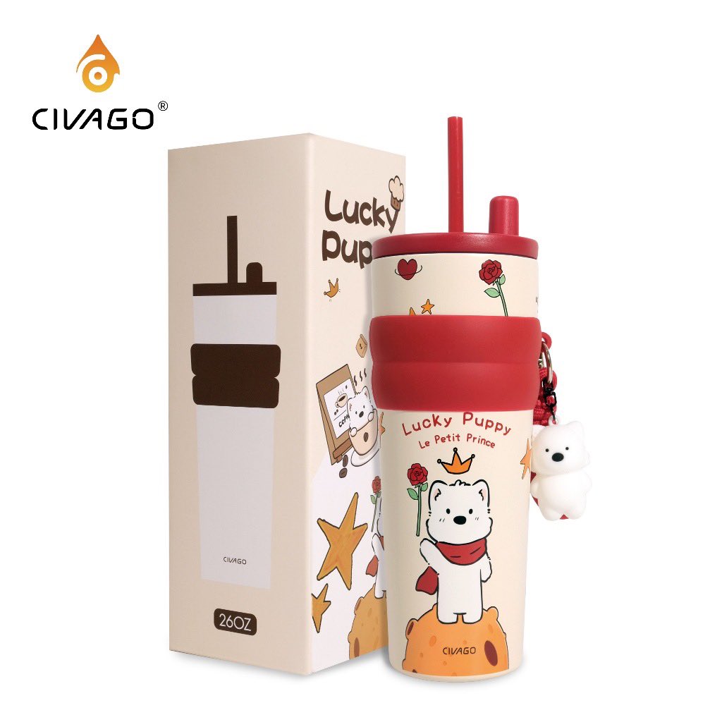 deaw_squall's tweet photo. ￼CIVAGOxLucky Puppy (26oz/780ml) 
แก้วกาแฟสแตนเลสซับเซรามิกพร้อมฝาปิดกระติกน้ําสูญญากาศเป็นได้ทั้งแก้วน้ําร้อนและเย็น
.
ราคาพิเศษ
🛒 ช��อปเลย : https://t.co/TmZI1PjvSN
.
#แก้วเยติ #แก้วเก็บความเย็น #ของใช้ในบ้าน #ขายดี https://t.co/euYdC3xiwg
