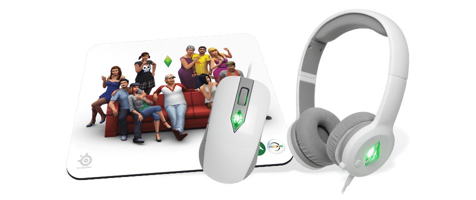 TheHeartArcher's tweet photo. @SimMattically That and with the steelseries color changing Plumbob mouse + headphones 🔥 https://t.co/8fK3jOqAo0