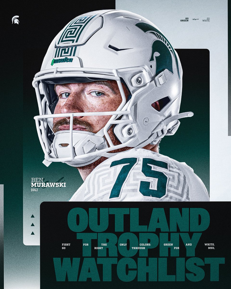 MSU_Football's tweet photo. Setting the standard in the trenches. https://t.co/JBvy4St4hS