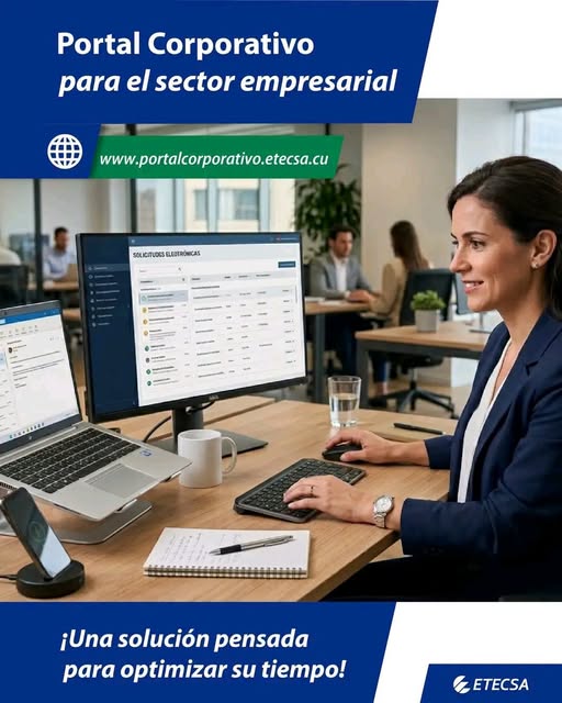 IGMARTINEZ3's tweet photo. El sitio https://t.co/UhbeiU2dIS está disponible las 24 horas. En él los clientes gestionan solicitudes y  modificaciones asociadas al servicio móvil del sector empresarial, entre ellas, cambio de tarjeta SIM y activación de Roaming.  #EtecsaConCuba #Mayabeque https://t.co/FKGWOR5HzR