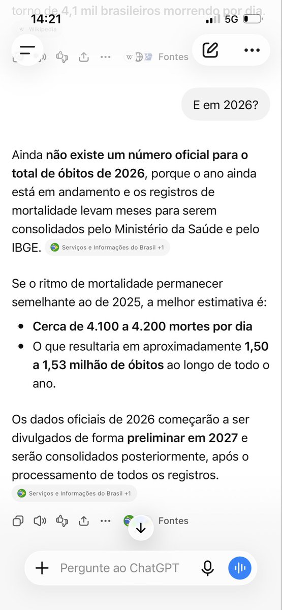ContatoRocha's tweet photo. @_danizera 4000 mortes por dia é o padrão normal de mortes no Brasil. https://t.co/MA82TRogZh