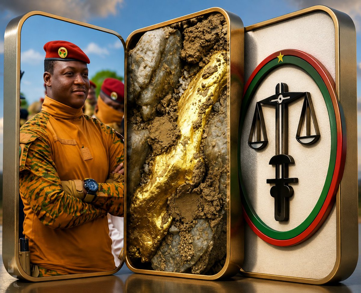 sahelbrut's tweet photo. 🇧🇫 BURKINA FASO : UN CONTRAT D’ACHAT D’OR DE 40 ANS ANNULÉ

La mine de Riverstone Karma obtient l’annulation d’un contrat d’achat d’or qui devait s’étendre sur une durée de 40 ans.

Concrètement, ce contrat imposait au Burkina Faso de vendre son or dans les conditions prévues par la société, avec une obligation qui pouvait limiter fortement la liberté du pays dans la gestion de ses propres ressources.

Vous voyez comment le pays était vendu à 0,0 F ? 🇧🇫

Heureusement, cette forme d’esclavage économique est aujourd’hui remise en cause par des dirigeants qui veulent reprendre le contrôle des richesses nationales, avec le Capitaine Ibrahim TRAORÉ et un peuple déterminé.

✊🏿🇧🇫 La Révolution Populaire Progressiste poursuit son avancée et s’attaque aux obstacles.

Parce que nous partageons la même vision et la même détermination. 💪🏿🇧🇫✊🏿❤️☝🏿

Merci à la justice.
Bientôt la paix. ☝🏿

❓ Pourquoi TOUT CELA ?