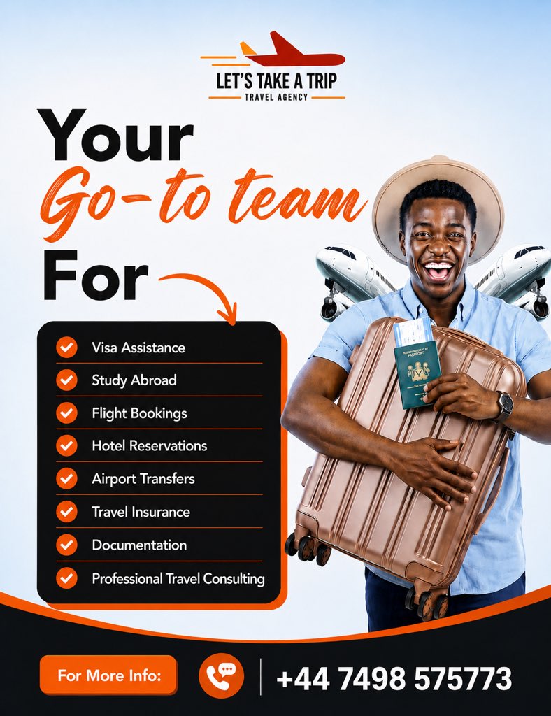 Oludoet's tweet photo. @PoojaMedia I run a travel company please follow me @Letstakeatripgl https://t.co/pVyNBewxMZ