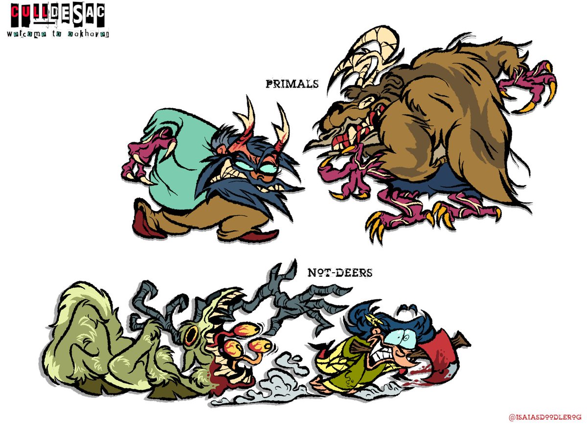 isaiasdoodlerOG's tweet photo. Meet the beasts of oakhaven and their great chief🦌 #CULLDESAC #indieanimation #indieseries #conceptart #characterdesignㅤ https://t.co/gxKtSCg2Rw