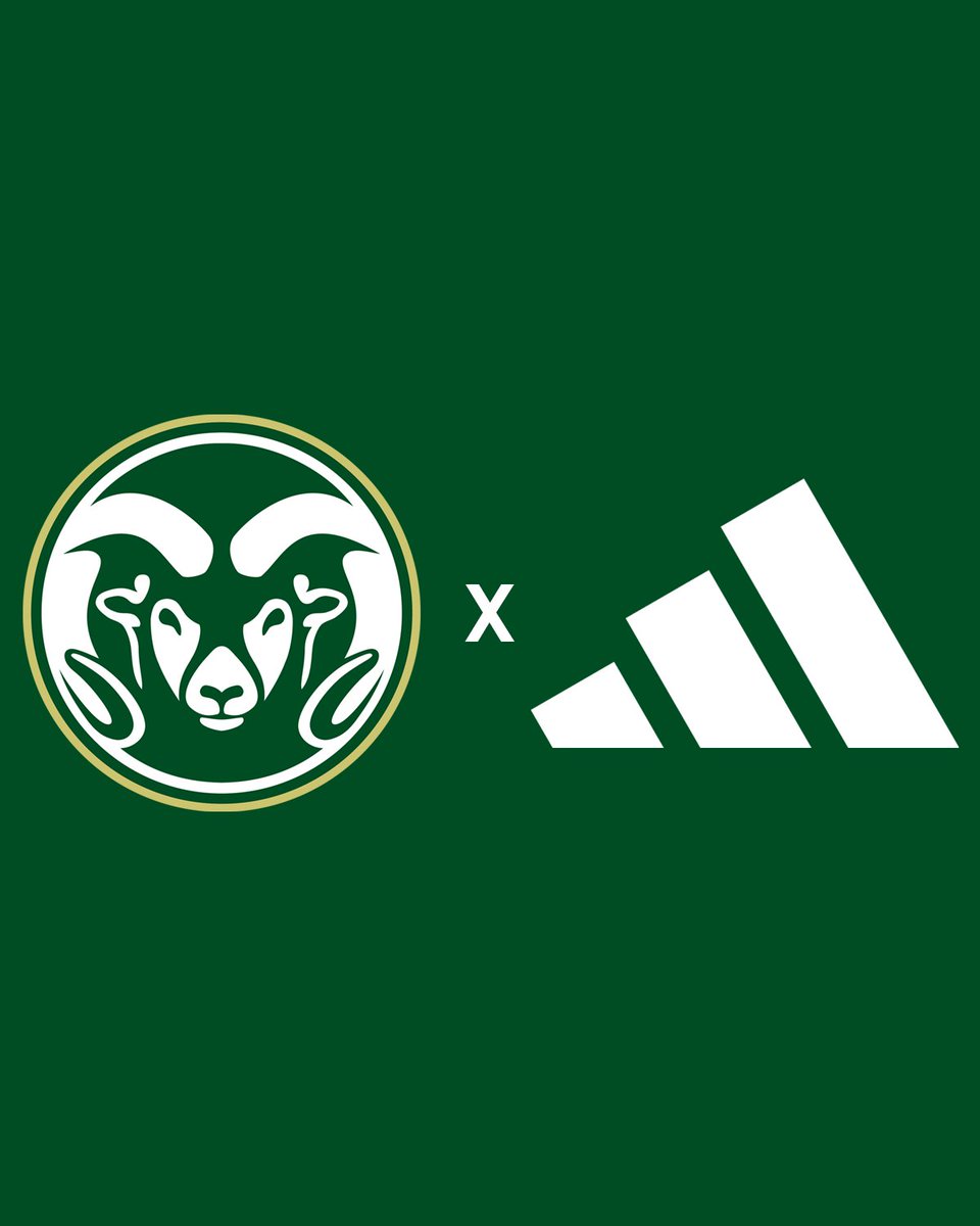 CSURams's tweet photo. The Three Stripes are coming to Ram Country. 🤝🐏

Proud to welcome @adidas as the official footwear, uniform, apparel and sideline partner of Colorado State Athletics. \ \ \

📝 Learn More » https://t.co/HFQwVScYFE https://t.co/c0ZwUJAUIr