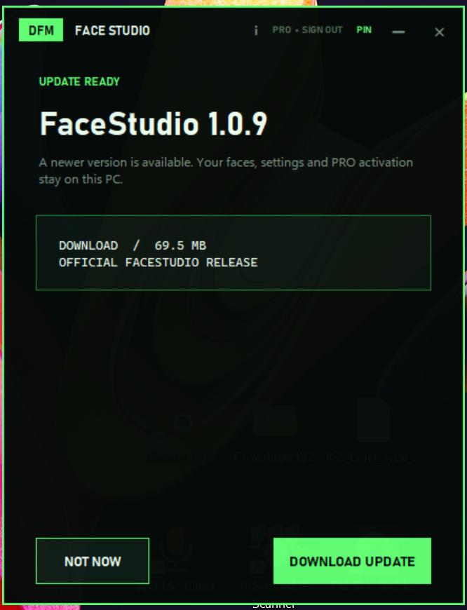 DylanFM23's tweet photo. 🚨 FaceStudio 1.0.9 is now available!
Open the app and the update notification will appear automatically. This release fixes several issues and improves error reporting. If a previous problem persists, I’ll now be able to detect and investigate it more effectively.
Future updates won’t affect your faces, settings, PRO activation, or normal use. ⚽