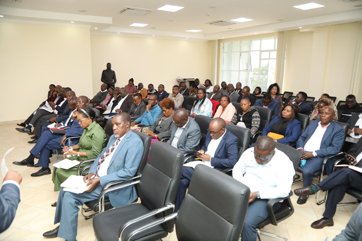 susankihika's tweet photo. Chaired a meeting of the County Executive Committee to review implementation of projects undertaken during the just-concluded Financial Year and assess the project pipeline for the current Financial Year.

With the County Government Project Information Management System now in place, we are better positioned to plan, procure and implement projects efficiently, in line with approved timelines and budget allocations. I am encouraged that most of our flagship projects remain on course for completion and operationalization by the end of the year.

I challenged County Executive Committee Members and Chief Officers to remain focused on delivery, adhere to implementation timelines and mobilize their teams to execute projects that will transform the socio-economic well-being of our people while enhancing service delivery.

Present with me and the team was the Deputy Governor H E David Kones.