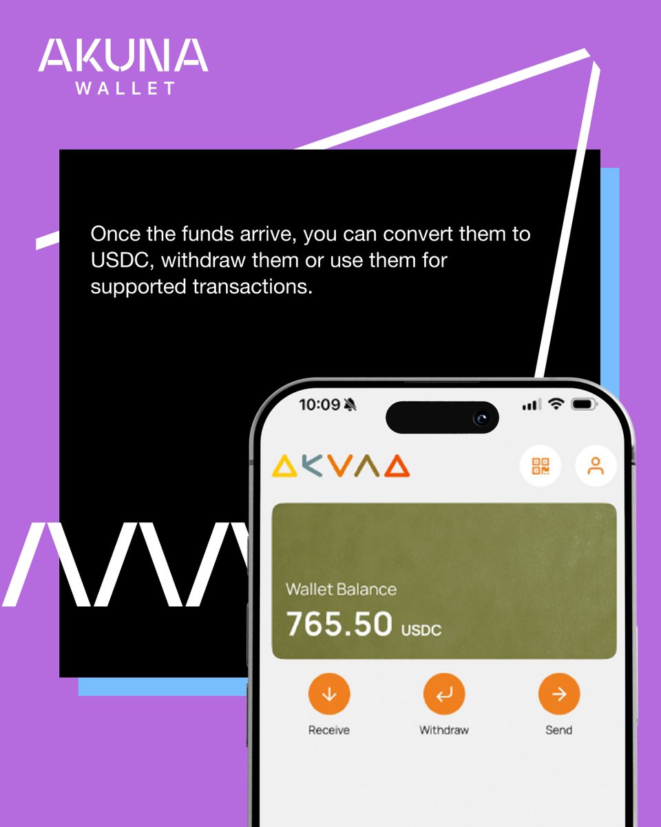 akunawallet's tweet photo. Your next payment is just a few taps away.

Share your wallet details, get paid from abroad and manage your funds all in one wallet.

Simple. Secure. Built for creators and freelancers. https://t.co/fFRyCYvMsI