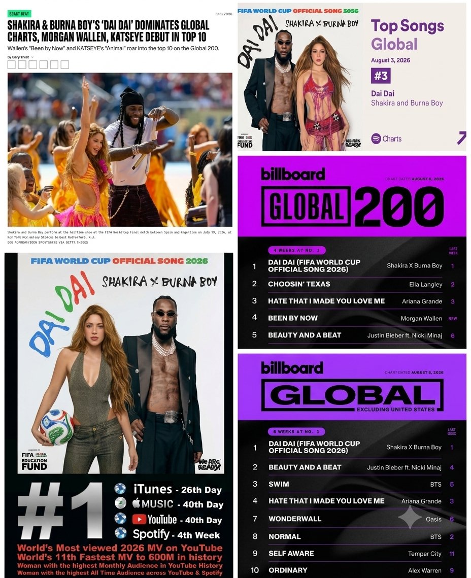 UbibaYuri49662's tweet photo. 🚨🚨 Dai Dai ⭐️🛐🥳4 DE AGOSTO:
#1 en Billboard global por sexta semana 🌎 
#1 en Billboard global USA por cuarta 🇺🇸  semana
#1 United World chart por 6 semana 🌎 
#1 en ITunes mundial por 26 días 🌎
#1 en Spotify global por cuarta semana 🌎
#1 en Apple music Europe por 40 días https://t.co/YIVzzRmNAa