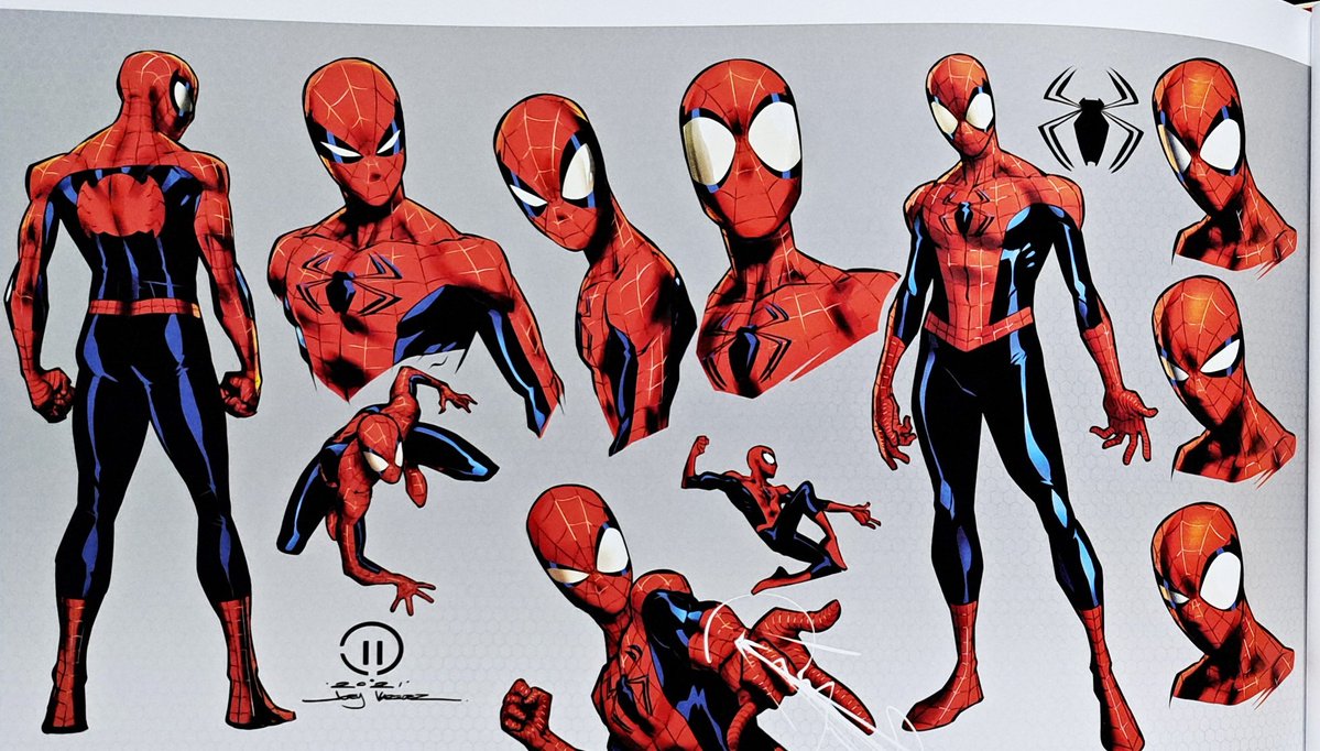 JoeyVazquezart's tweet photo. Aside from live action and video games, I've gotten to be involved in working on Spiderman in almost every capacity.  From TV, comics, card games, and licensing art.  I'm very grateful to God for the opportunities I've been given.  Thank you to all of you who have supported me. https://t.co/ColaAzXQZ7