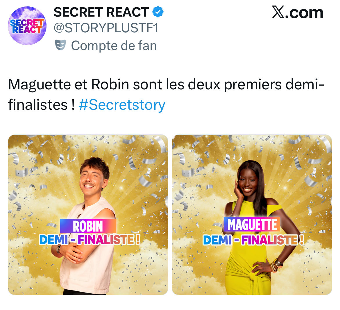 maebouu's tweet photo. jsp pk mais je veut voir Robin et Maguette en finale et que la dernière semaine ils avoue enfin qu'il s'aiment !!! #Secretstory https://t.co/F5AcJaQs9E