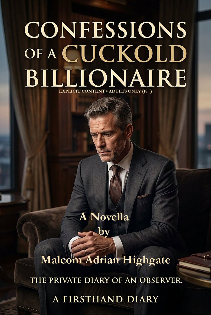 MalcomAHighgate's tweet photo. New book. 
A billionaire. A Park Avenue penthouse. 
A wife who stops hiding what she wants. 
And a husband who discovers the most addictive drug of all: watching.

Confessions of a Cuckold Billionaire Now available.
https://t.co/UCHwuBwMpJ

#CuckoldErotica #Hotwife #DarkErotica https://t.co/ALnnfGAWSo