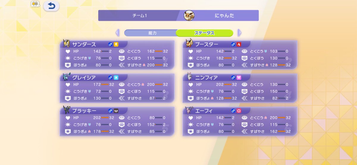 nyanta0801's tweet photo. 今シーズンもハイパーボール級で終わりかな

攻略サイトとバトルデータ見ながら、ちまちま調整してんだけど

プレイヤーのスキルが足りなすぎる

ってかいい加減タイプ相性くらい覚えろ https://t.co/kcGNXz09vg