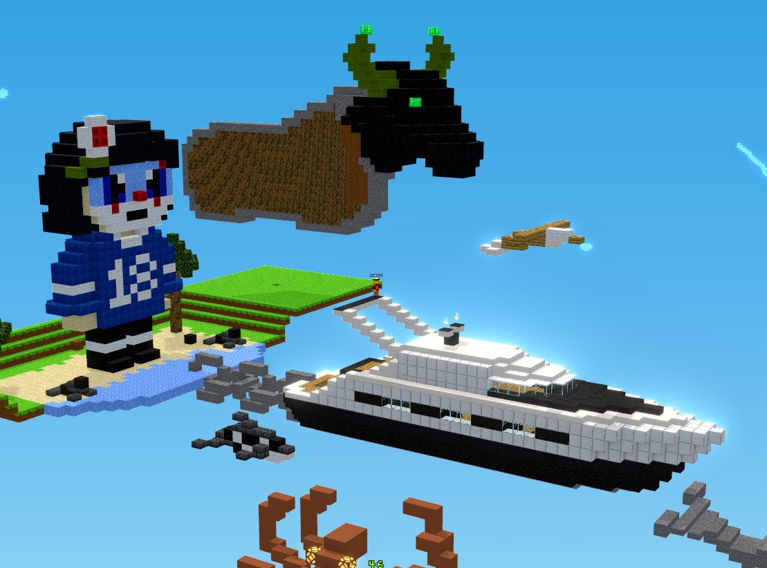 Syrez90's tweet photo. I'm building a black bull and I've only just finished the head part, but if @blknoiz06  comments on this post, I'll finish making the black bull hahahaha 🤣🤣

@BlockFallX #blockfall https://t.co/aeqwtxJPWg