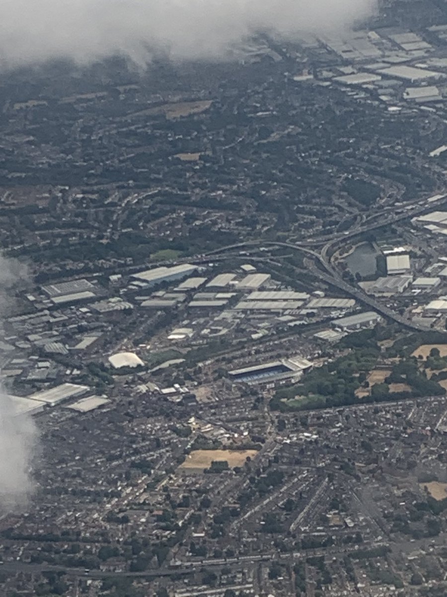 Primetimeperry's tweet photo. Plane journey home today, lovely seeing VP on the way into Brum🛬 

#AVFC #VillaPark 🟣🔵 https://t.co/yx3lRRIpMu