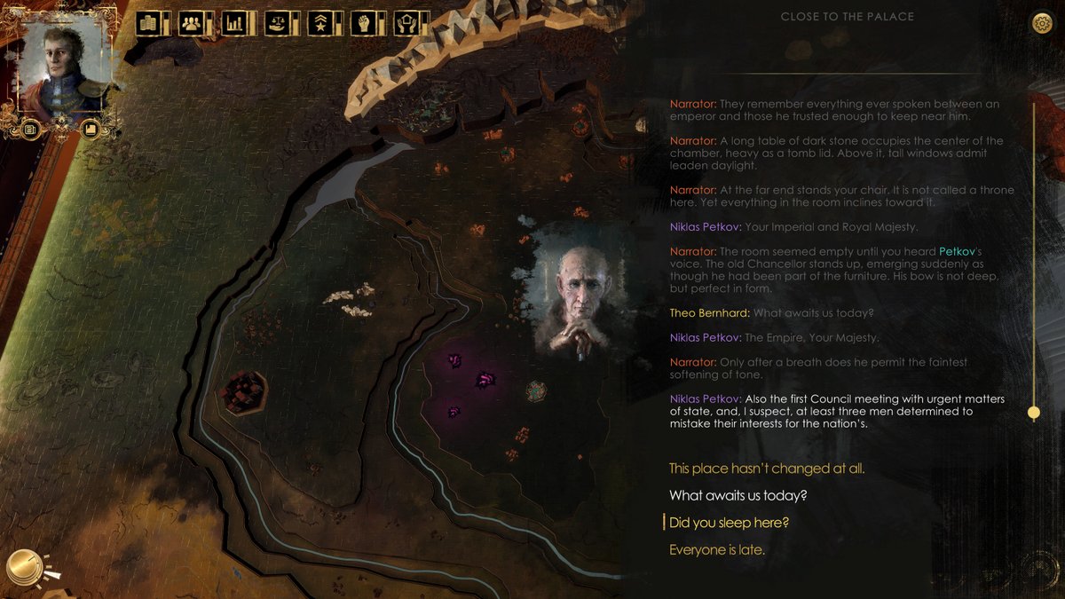 Emindargame's tweet photo. In Emindar, discussions remain historical.

What would you choose?

#Emindar #PoliticalGame #StrategyGame #NarrativeRPG #IndieDev #GameDev https://t.co/b3pUZe5EGH