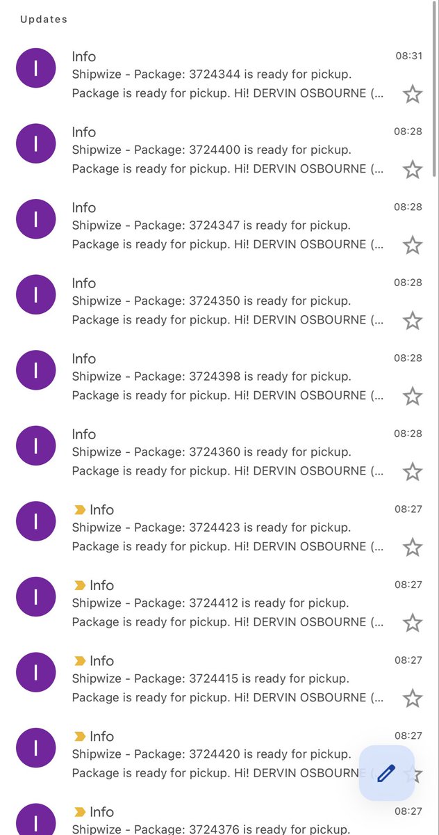 ThaDervster's tweet photo. I’m so stressed out about this. Amazon split up every single package. https://t.co/jWCGLcmBvI