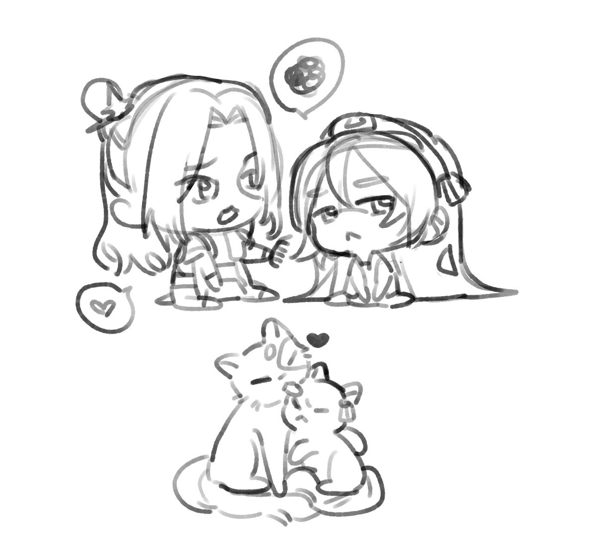 ElaCurut's tweet photo. Wip Chibis gaang and their animals ver
(And baby bumi)
#zutoph #kataang #sukka #Aang #Zuko #Sokka #Toph #Katara #Suki #Gaang https://t.co/BMERZ0UkQ4