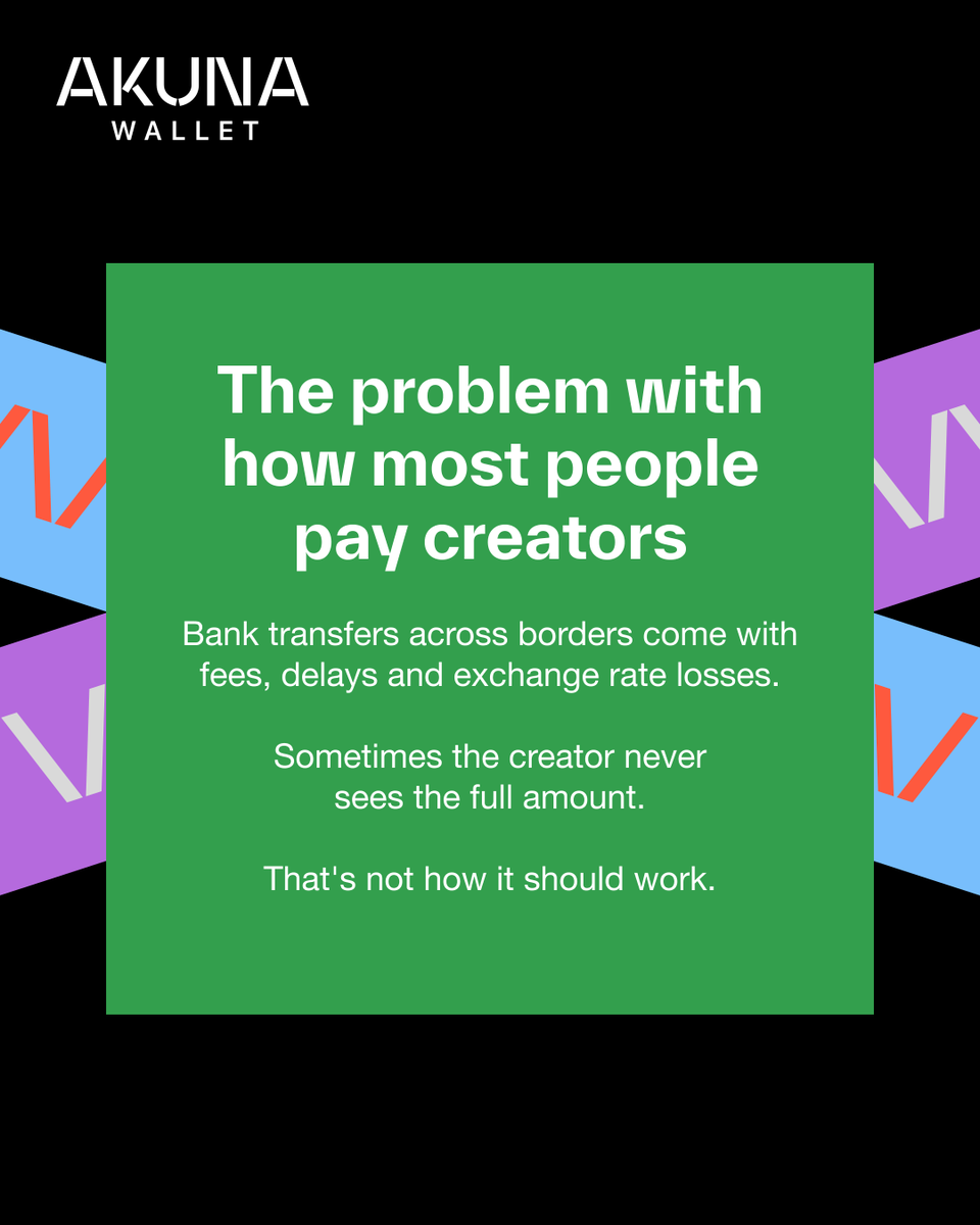 akunawallet's tweet photo. If you're getting paid for creative work internationally, it's worth setting this up before your next invoice. Zero fees. https://t.co/W8bni9ASNp