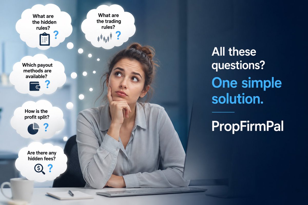 PropFirmPal_0's tweet photo. Before choosing a prop firm, know the rules. π
Hidden rules, payout methods, profit splits, fees, trading conditions β compare everything before you trade.
Find the right firm. Trade with confidence.
Visit; https://t.co/nOQNP60J6Q
#PropFirmPal #PropTrading #Trading https://t.co/Ut4SsCfXFE