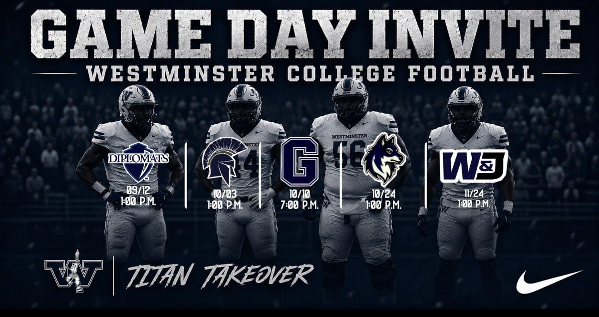 nickstoll2023's tweet photo. Game day invitation from Westminster college! @CoachBarryBock @nvwildcatsfb https://t.co/dh8DmjV7GP