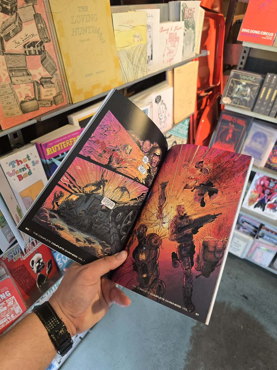 Cleric20's tweet photo. Wow / today the mighty @GoshComics started selling #CompleteDarkness - if you’re a #cyberpunk comic fan…
Grab a copy from the UK’s coolest comic book shop!! https://t.co/ttN7CjBy88