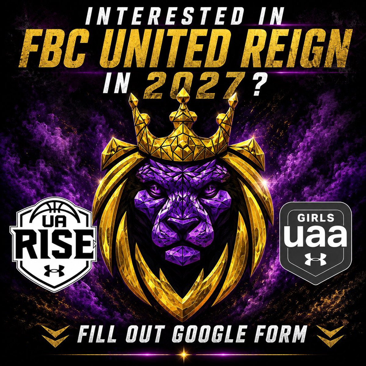 FBCUnitedReign's tweet photo. Interested for Travel season 2027? Fill out below Google Form!

https://t.co/o9ParadyO1 https://t.co/TFF66FEcJj