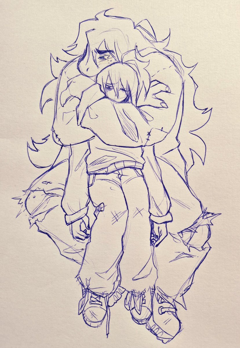 Rakkigaru's tweet photo. Bored at work, thinking of them
#krusie #deltarune https://t.co/bAwbs7Zaob