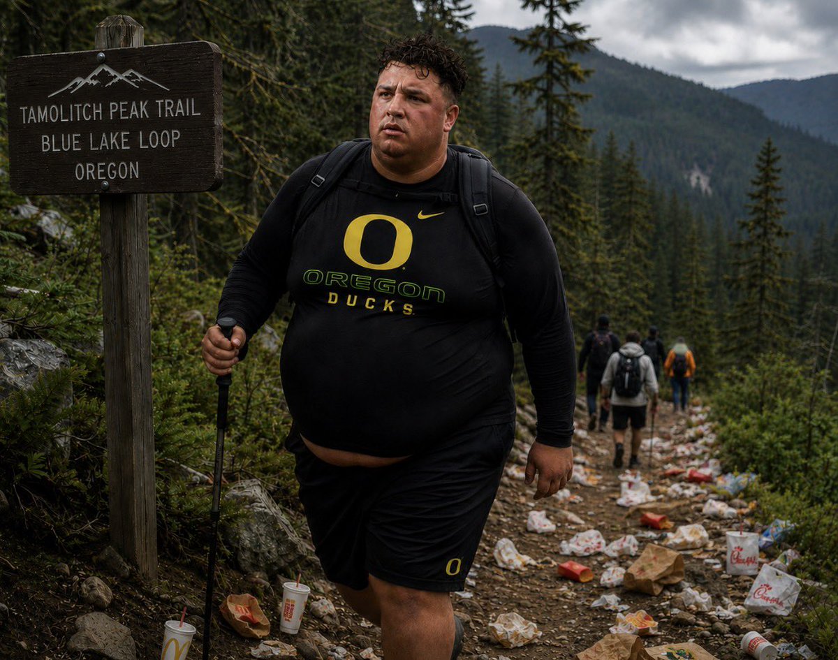 Nebbluto's tweet photo. raiola acting like his fat ass is gonna go hiking or some shit https://t.co/757eSbskOd