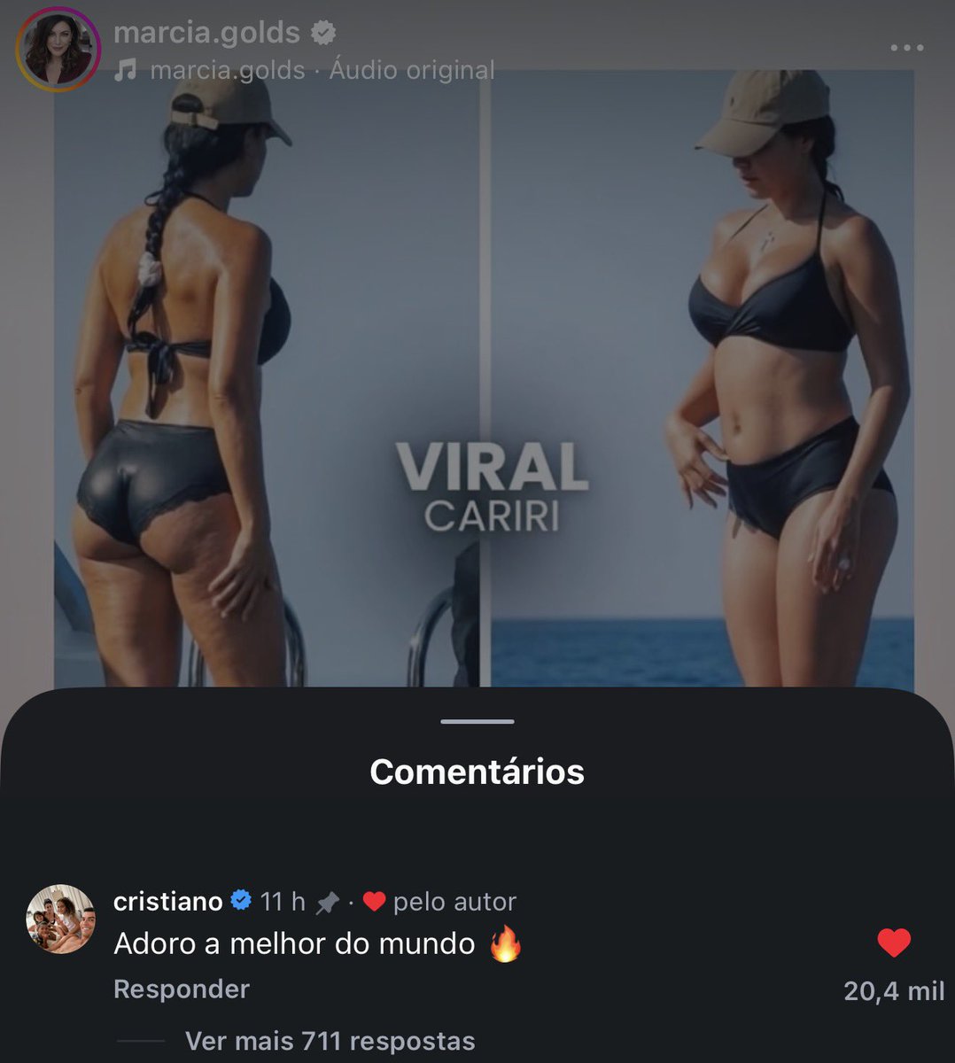 Pesgrau's tweet photo. Viralizou muita gente criticando a aparência atual da Georgina Rodríguez, esposa de Cristiano Ronaldo.

CR7 respondeu com este comentário.

Golaço do homem! https://t.co/byqe8KkEVY