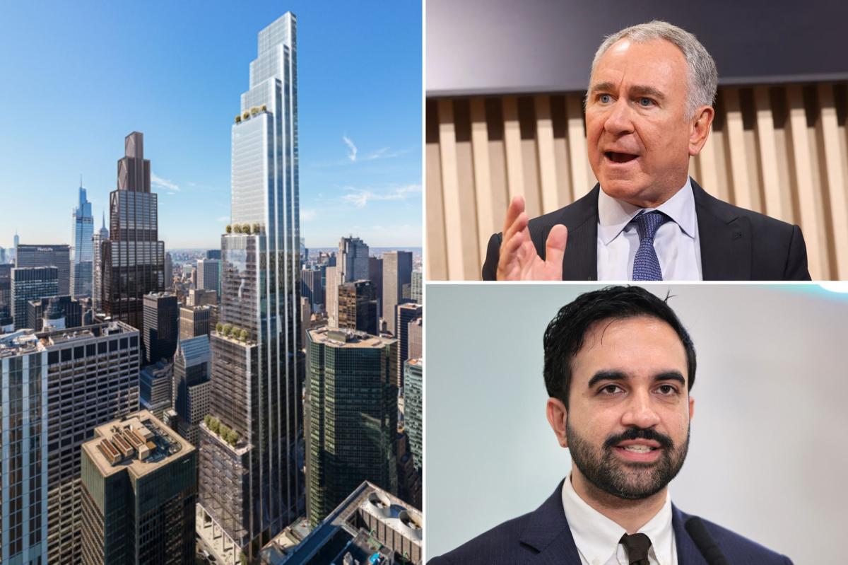 nypost's tweet photo. Ken Griffin to stick with Park Ave. skyscraper plans despite Mamdani's personal attack, anti-business policies https://t.co/S1ZRIwKnln https://t.co/DC1BXszDjs