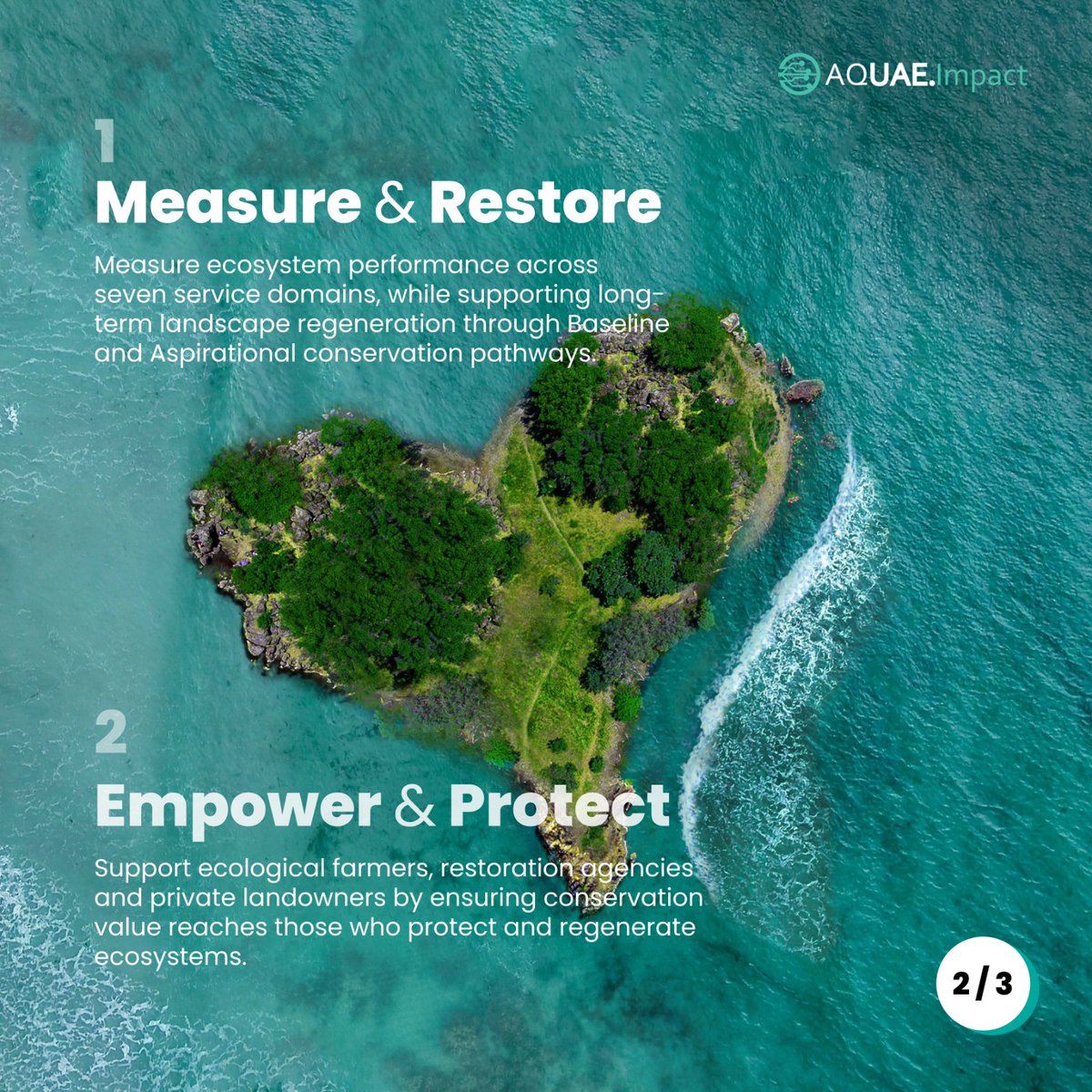 Aquaeimpactorg's tweet photo. Healthy ecosystems create lasting value through interconnected ecosystem services. ALCI provides a framework for measuring ecosystem performance and supporting high-integrity, long-term conservation.
#AQUAEImpact #ALCI #NatureBasedSolutions https://t.co/SqA8KpDRSG