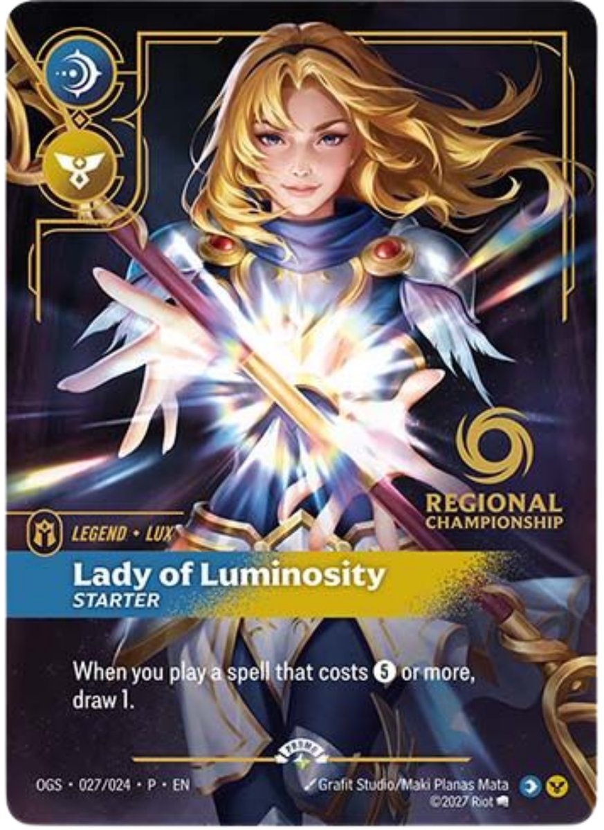 riftboundop's tweet photo. Every legal Legend will up for best-of prizing at the Regional Championships.

This will include brand-new commissioned artwork for each Proving Grounds Legend, created specifically for these events. 👀 https://t.co/wDIpOdopPZ
